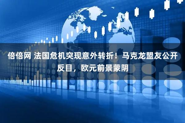 倍倍網 法國危機突現意外轉折！馬克龍盟友公開反目，歐元前景蒙陰